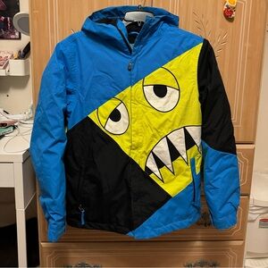 696 snaggleface jacket blue